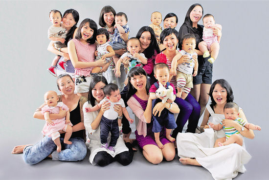 母乳爱志愿妈妈们大合照